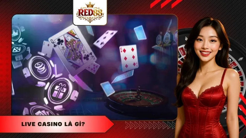 Live Casino là gì? Hướng dẫn A–Z về chơi bài trực tuyến tại Red88